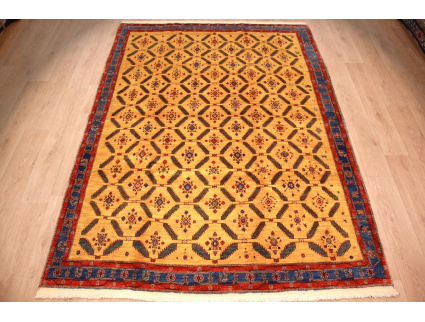 Nomadic persian wool carpet Kashkouli 302x205 cm Gold