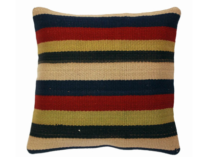 Oriental Kilim Pillow cushion natural colors & wool ca. 40x40 cm