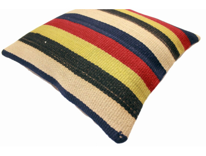 Oriental Kilim Pillow cushion natural colors & wool ca. 40x40 cm