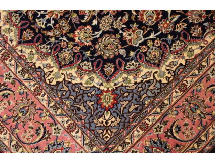 Persian carpet "Isfahan" with silk 220x137 cm