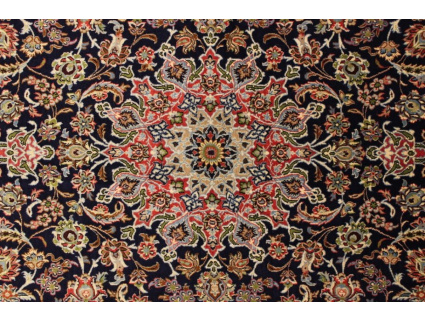 Perser Teppich "Isfahan" mit Seide 220x137cm