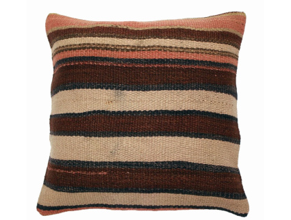 Oriental Kilim Pillow cushion natural colors & wool ca. 40x40 cm