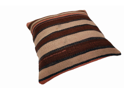 Oriental Kilim Pillow cushion natural colors & wool ca. 40x40 cm