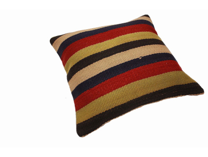 Oriental Kilim Pillow cushion natural colors & wool ca. 40x40 cm