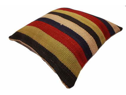 Oriental Kilim Pillow cushion natural colors & wool ca. 40x40 cm