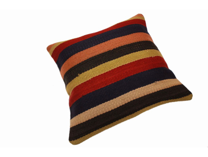 Oriental Kilim Pillow cushion natural colors & wool ca. 40x40 cm