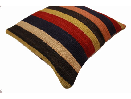 Oriental Kilim Pillow cushion natural colors & wool ca. 40x40 cm