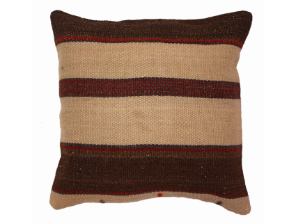 Oriental Kilim Pillow cushion natural colors & wool ca. 40x40 cm