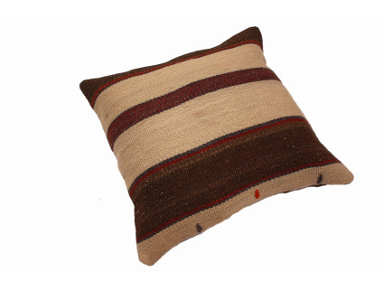 Oriental Kilim Pillow cushion natural colors & wool ca. 40x40 cm