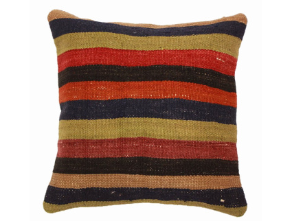 Oriental Kilim Pillow cushion natural colors & wool ca. 40x40 cm