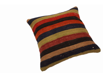 Oriental Kilim Pillow cushion natural colors & wool ca. 40x40 cm