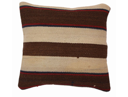 Oriental Kilim Pillow cushion natural colors & wool ca. 40x40 cm