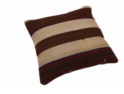 Oriental Kilim Pillow cushion natural colors & wool ca. 40x40 cm