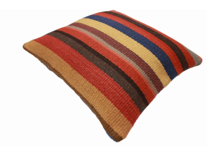 Oriental Kilim Pillow cushion natural colors & wool ca. 40x40 cm