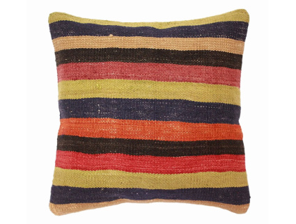 Oriental Kilim Pillow cushion natural colors & wool ca. 40x40 cm