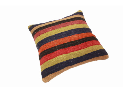 Oriental Kilim Pillow cushion natural colors & wool ca. 40x40 cm