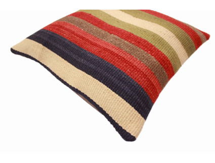 Oriental Kilim Pillow cushion natural colors & wool ca. 40x40 cm