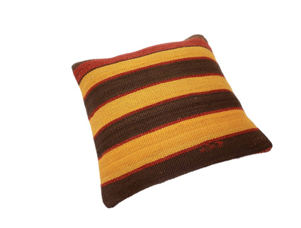 Oriental Kilim Pillow cushion natural colors & wool ca. 40x40 cm