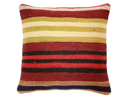 Oriental Kilim Pillow cushion natural colors & wool ca. 40x40 cm