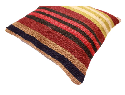 Oriental Kilim Pillow cushion natural colors & wool ca. 40x40 cm