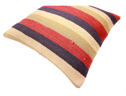 Oriental Kilim Pillow cushion natural colors & wool ca. 40x40 cm