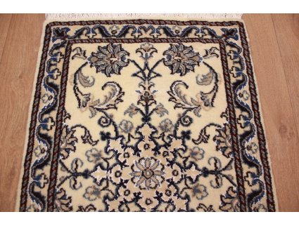 Orientteppich "Nain"  Perser Teppich 88x60 cm Beige