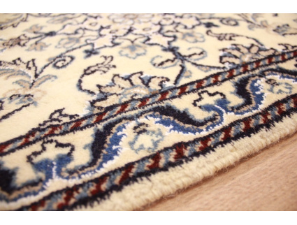 Orientteppich "Nain"  Perser Teppich 88x60 cm Beige