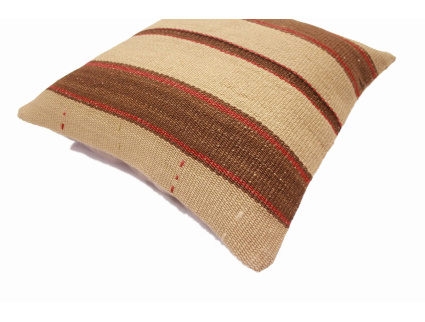 Oriental Kilim Pillow cushion natural colors & wool ca. 40x40 cm