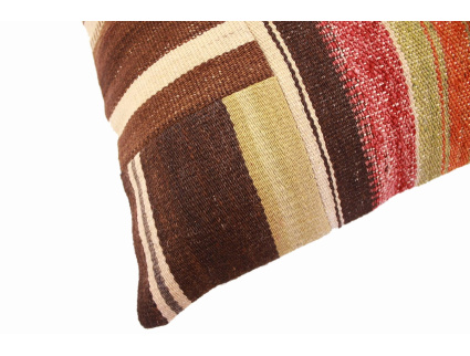 Oriental Kilim Pillow cushion natural colors & wool ca. 40x40 cm