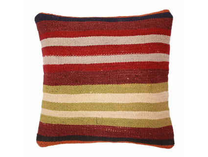 Oriental Kilim Pillow cushion natural colors & wool ca. 40x40 cm