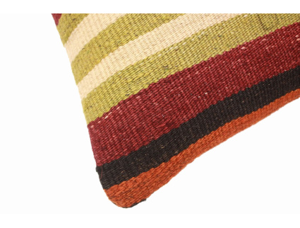 Oriental Kilim Pillow cushion natural colors & wool ca. 40x40 cm