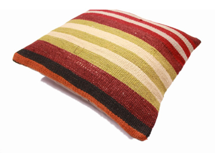 Oriental Kilim Pillow cushion natural colors & wool ca. 40x40 cm