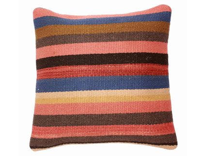 Oriental Kilim Pillow cushion natural colors & wool ca. 40x40 cm