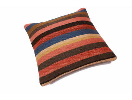 Oriental Kilim Pillow cushion natural colors & wool ca. 40x40 cm