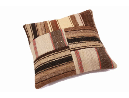 Oriental Kilim Pillow cushion natural colors & wool ca. 40x40 cm