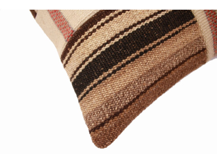 Oriental Kilim Pillow cushion natural colors & wool ca. 40x40 cm