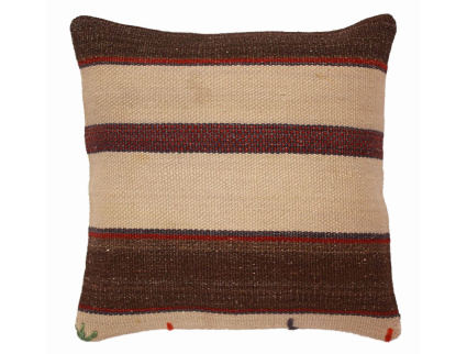 Oriental Kilim Pillow cushion natural colors & wool ca. 40x40 cm