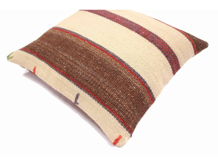 Oriental Kilim Pillow cushion natural colors & wool ca. 40x40 cm