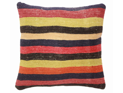 Oriental Kilim Pillow cushion natural colors & wool ca. 40x40 cm