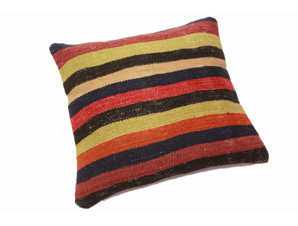 Oriental Kilim Pillow cushion natural colors & wool ca. 40x40 cm