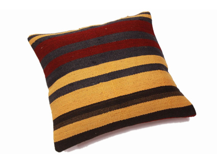 Oriental Kilim Pillow cushion natural colors & wool ca. 40x40 cm