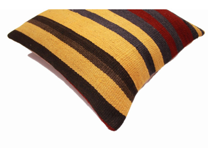 Oriental Kilim Pillow cushion natural colors & wool ca. 40x40 cm