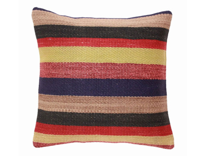 Oriental Kilim Pillow cushion natural colors & wool ca. 40x40 cm