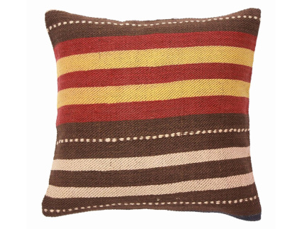 Oriental Kilim Pillow cushion natural colors & wool ca. 40x40 cm