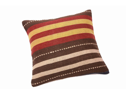 Oriental Kilim Pillow cushion natural colors & wool ca. 40x40 cm