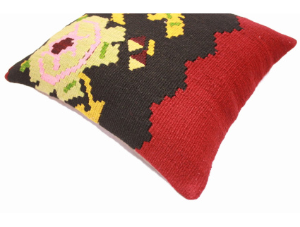 Oriental Kilim Pillow cushion natural colors & wool ca. 40x40 cm