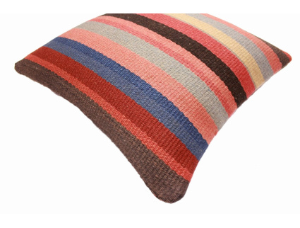 Oriental Kilim Pillow cushion natural colors & wool ca. 40x40 cm