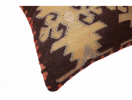 Oriental Kilim Pillow cushion natural colors & wool ca. 40x40 cm