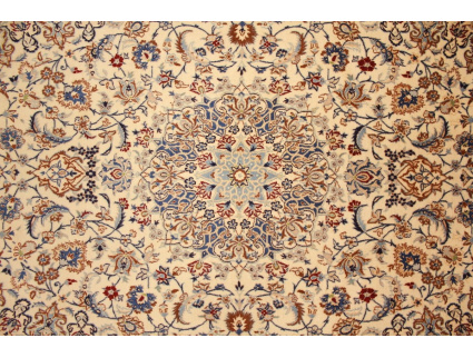 Persian carpet Nain 6la with Silk 207x130 cm