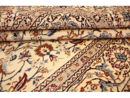 Persian carpet Nain 6la with Silk 207x130 cm